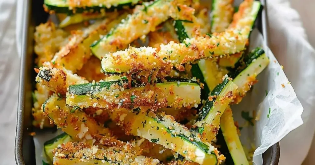 Parmesan Zucchini Fries