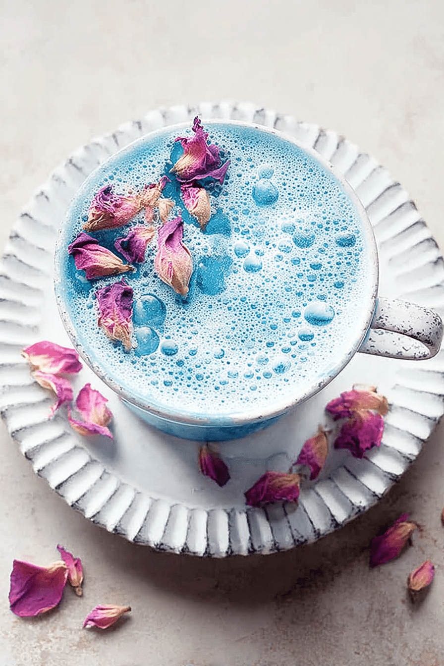 The Blue Butterfly Pea Flower Latte I Make to Brighten Mornings