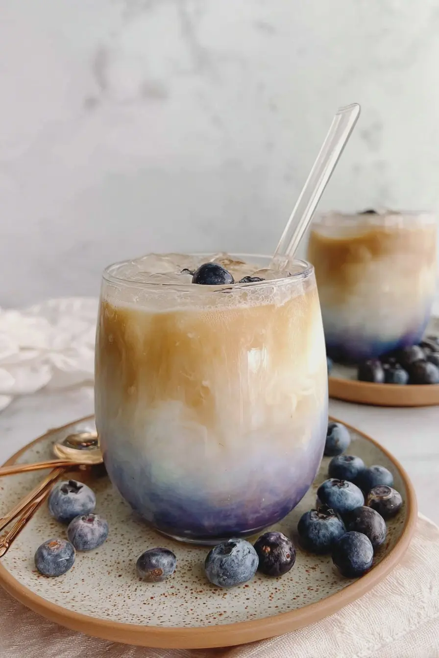 The Blueberry Latte I Make Every Morning — Ready in 10 Minutes
