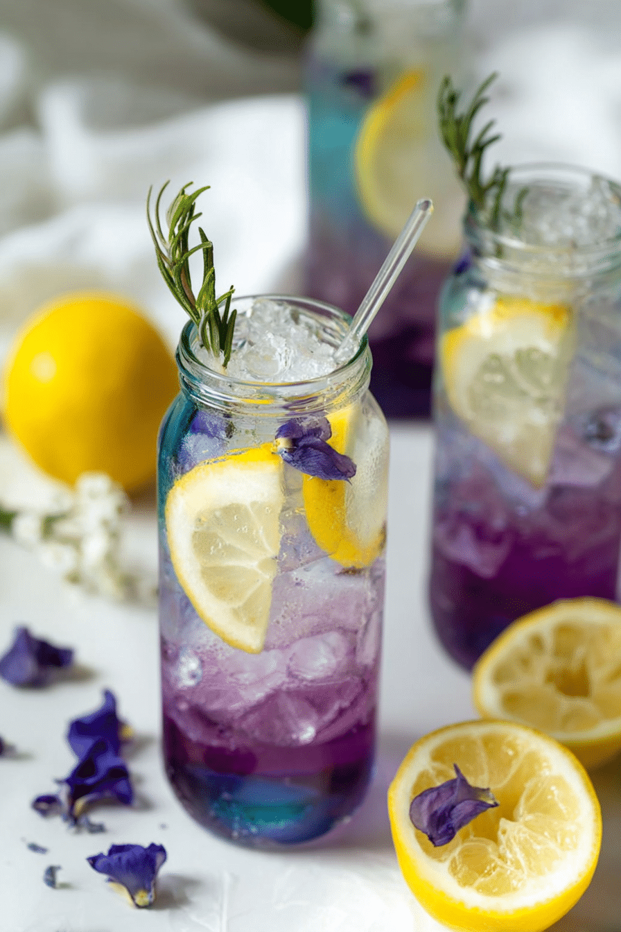 The Color-Changing Butterfly Pea Tea Lemonade My Guests Always Ask For