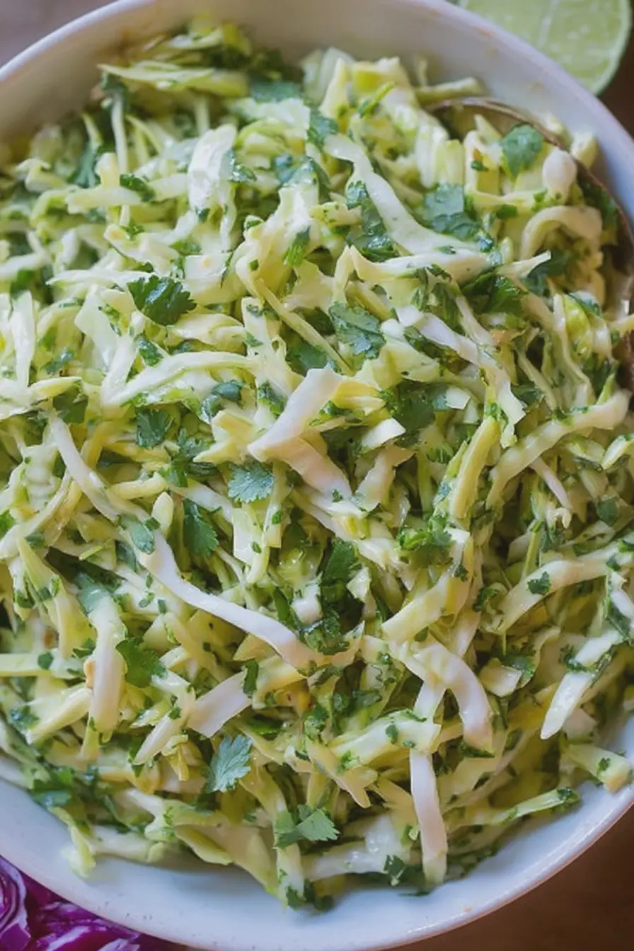 The Salad I Make Every Meal Prep Sunday: Cilantro Lime Cabbage Salad