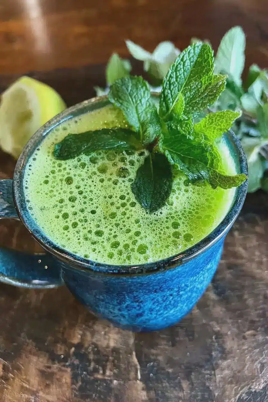How I Make a Mint Matcha Latte in 5 Minutes