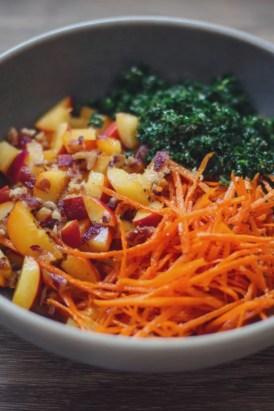 The Salad I Make Every Summer: Simple Carrot Nectarine Salad