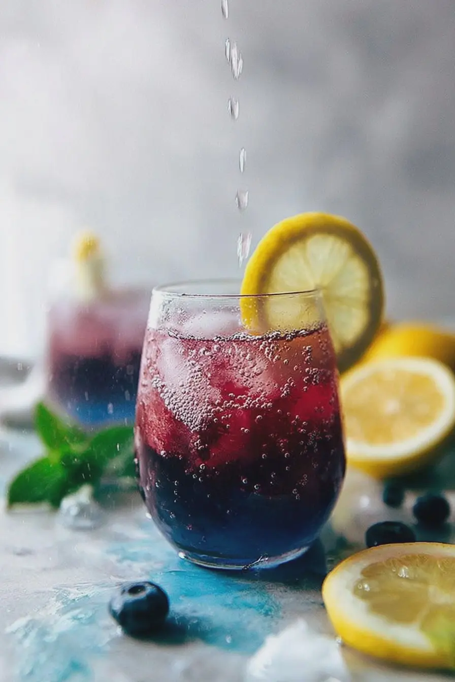 The Sparkling Blueberry Lemonade I Make All Summer Long