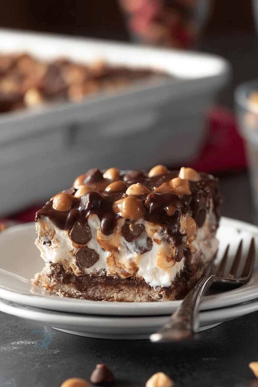 Easy Buster Bar Ice Cream Cake – A Nostalgic No-Bake Treat