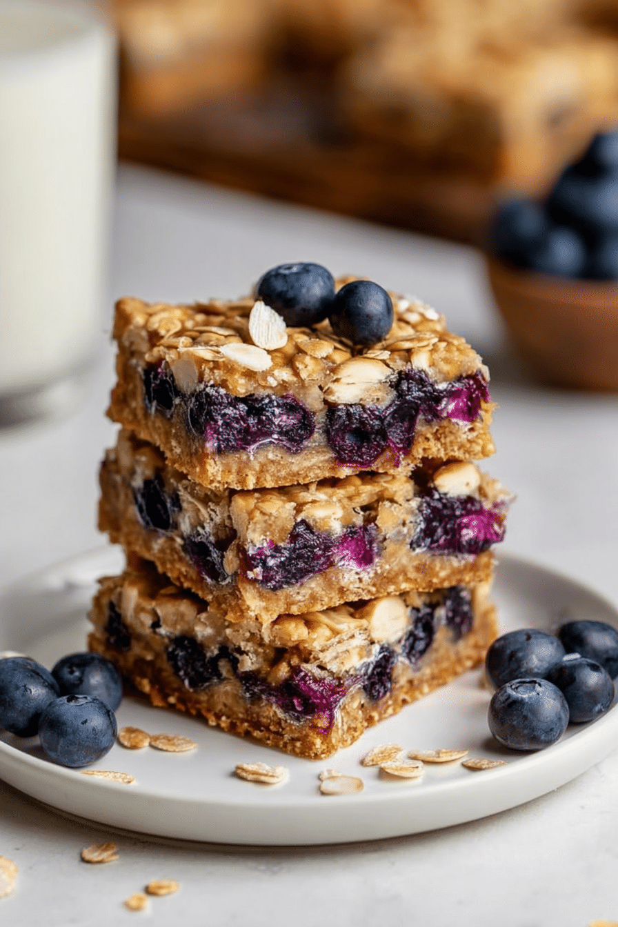 Irresistible Healthy Blueberry Oatmeal Bars: A Quick Snack for Busy Mornings