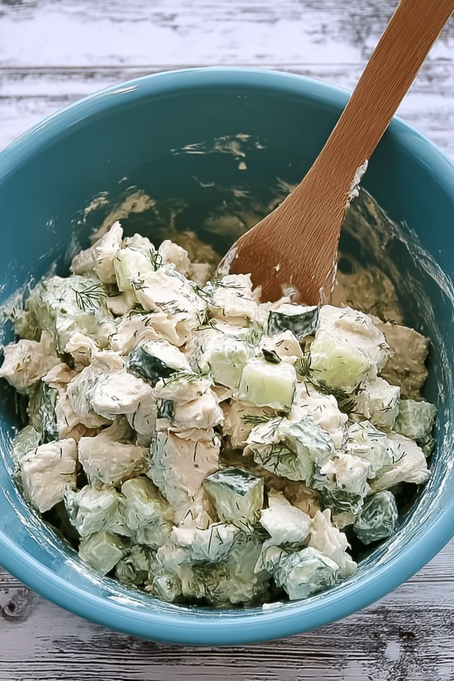Refreshing Cucumber Dill Chicken Salad: A Quick & Healthy Delight