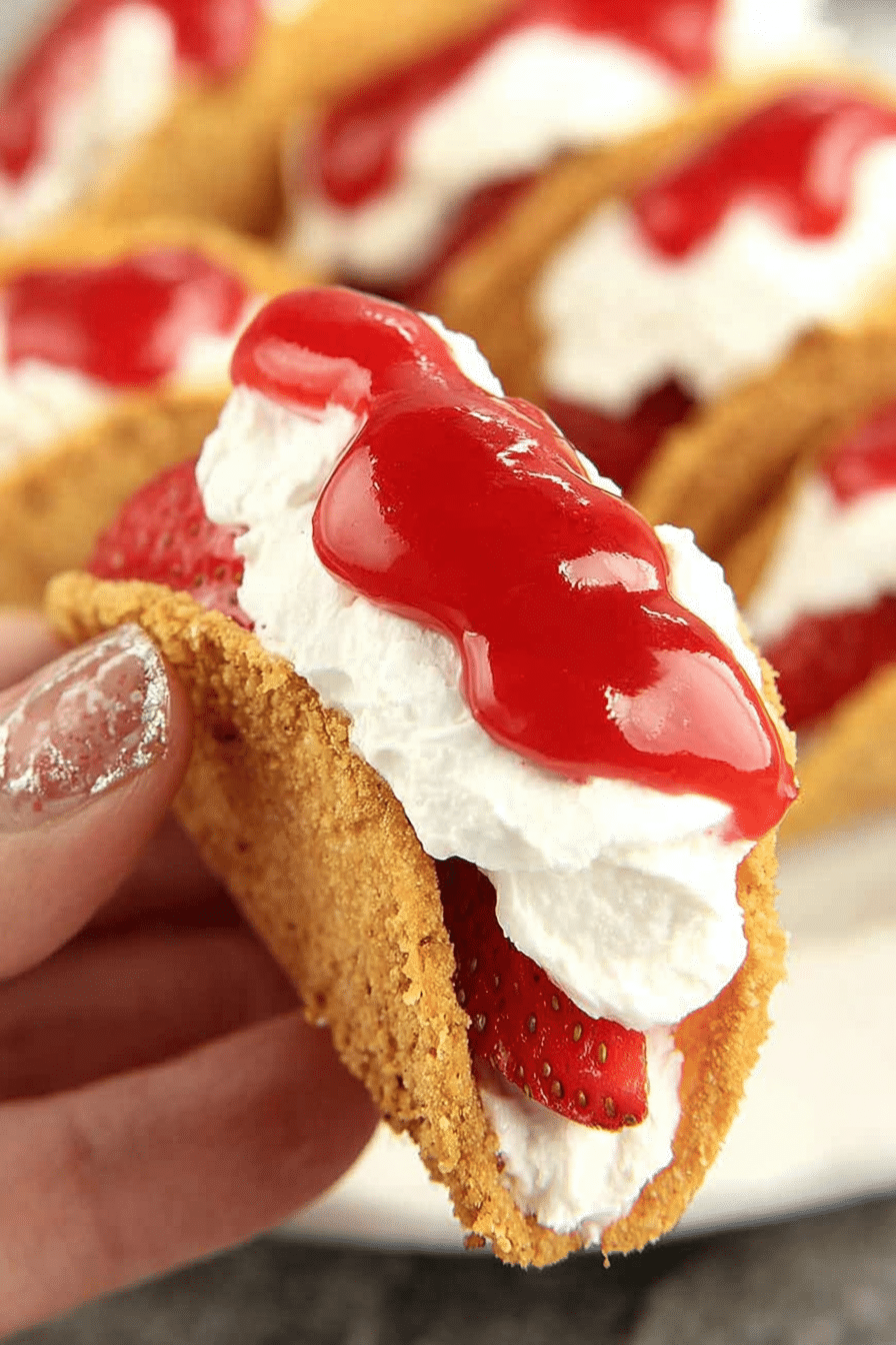 The Strawberry Cheesecake Tacos I Bring to Every Party